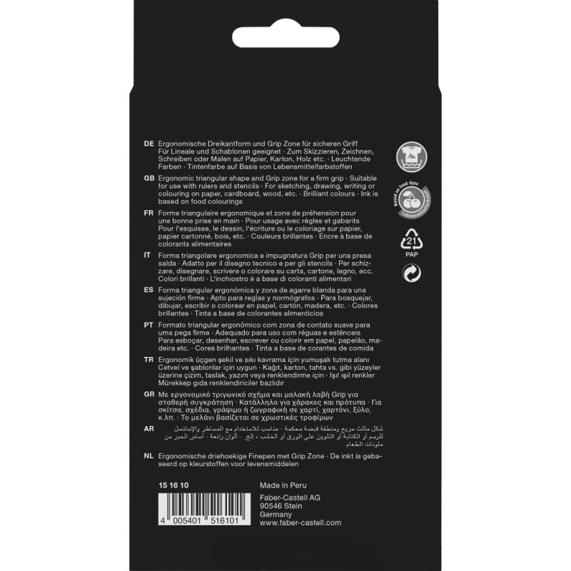Faber-Castell Finepen Grip 0.4 10er Etui